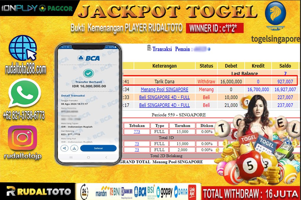 Prediksi Rudaltoto Situs Toto Togel Online